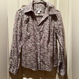 EUC Size Small Loft Button Down Shirt